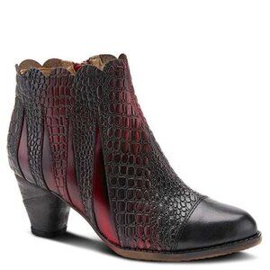 Croco Design Leather Boot